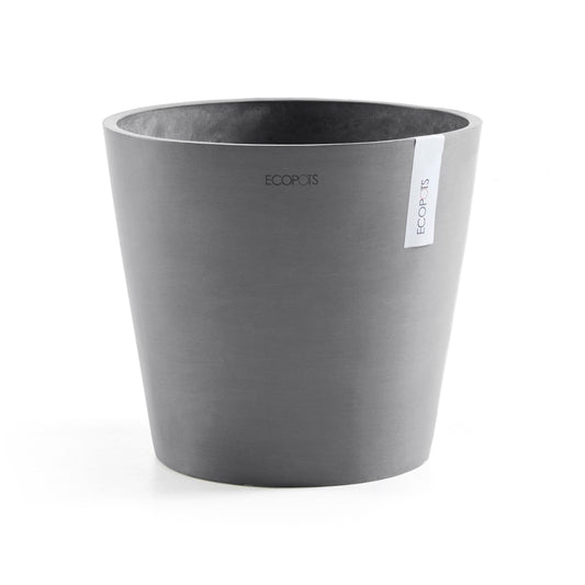 Kukkaruukku - Ecopots - Amsterdam 30cm harmaa - Ecopotskauppa - Uuden aikakauden kukkaruukku