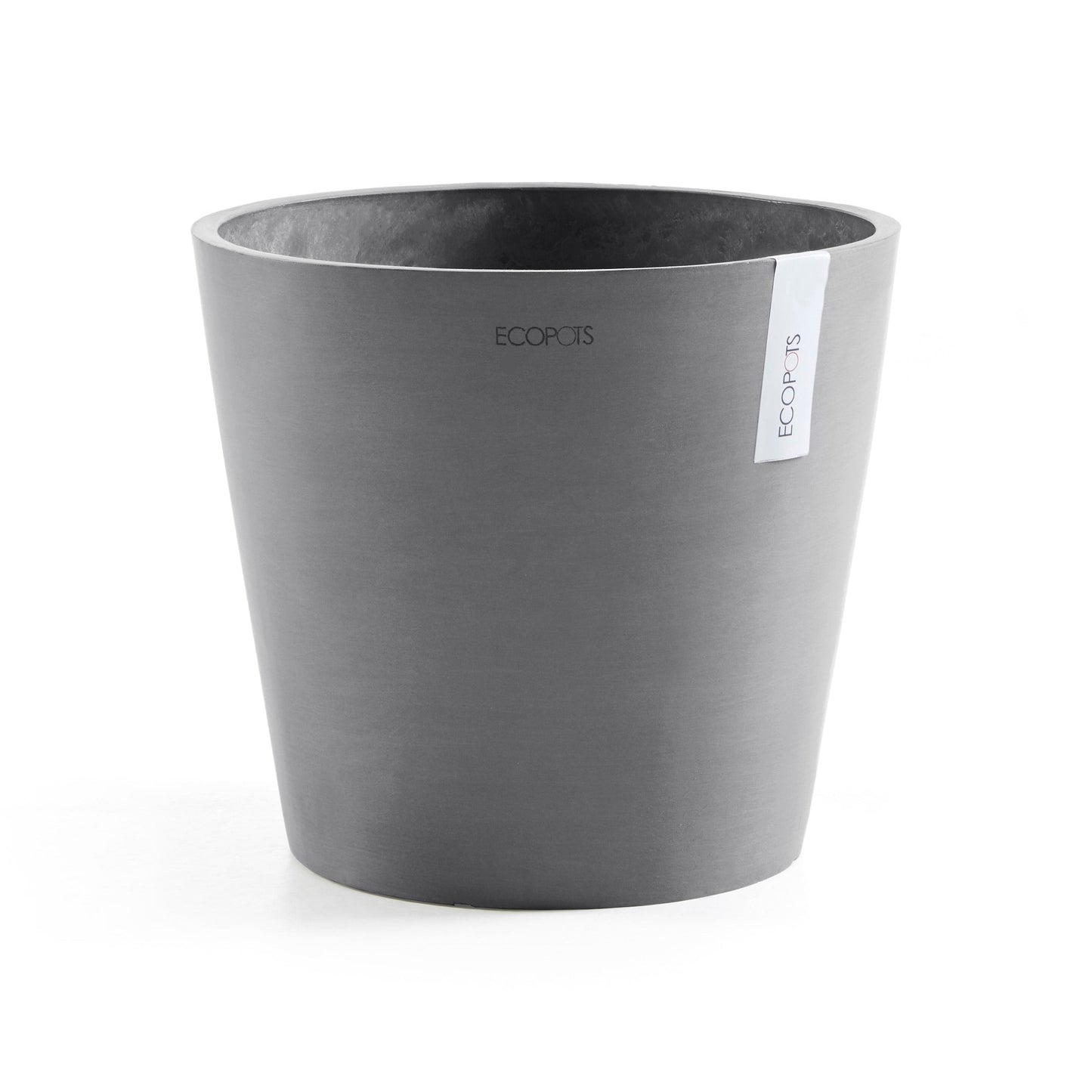 Kukkaruukku - Ecopots - Amsterdam 40cm harmaa - Ecopotskauppa - Uuden aikakauden kukkaruukku