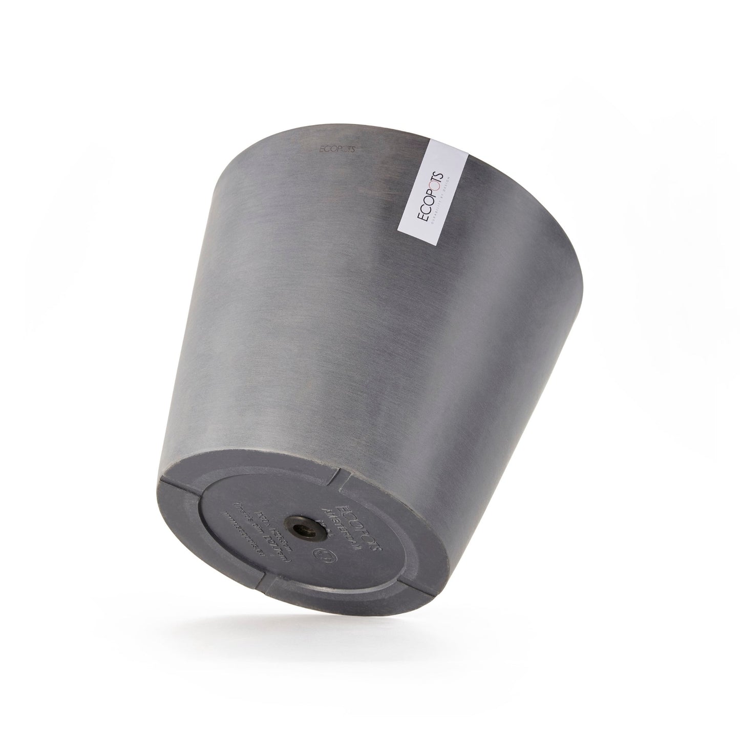 Kukkaruukku - Ecopots - Amsterdam 40cm harmaa - Ecopotskauppa - Uuden aikakauden kukkaruukku