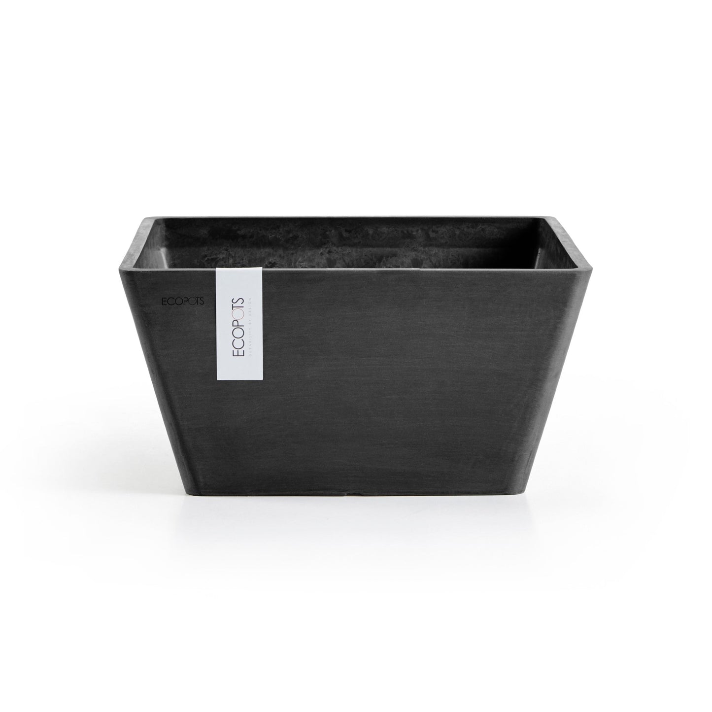 Kukkaruukku - Ecopots - Berliini 30cm tummanharmaa - Ecopotskauppa - Uuden aikakauden kukkaruukku