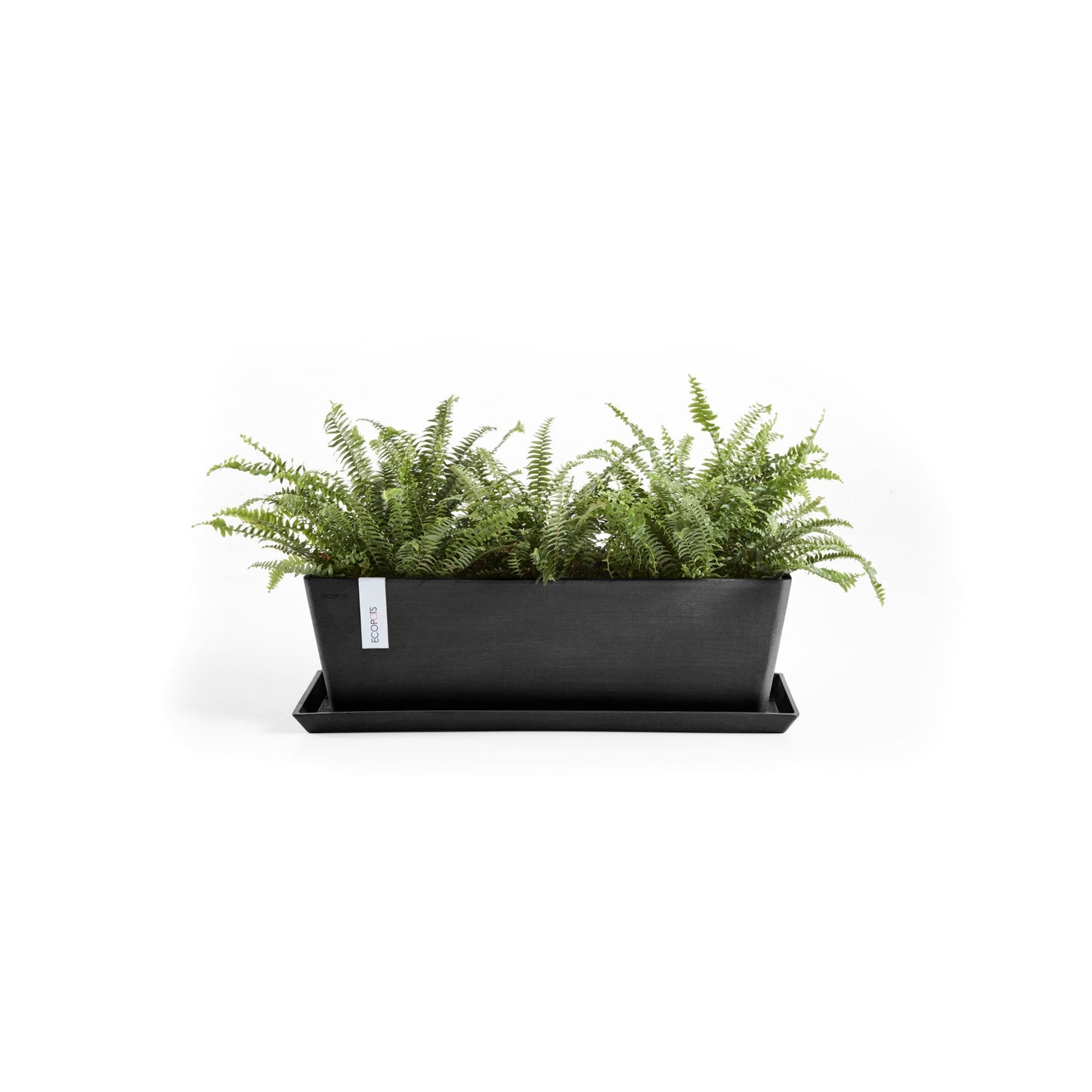 Kukkaruukku - Ecopots - Bruge 55cm tummanharmaa - Ecopotskauppa - Uuden aikakauden kukkaruukku