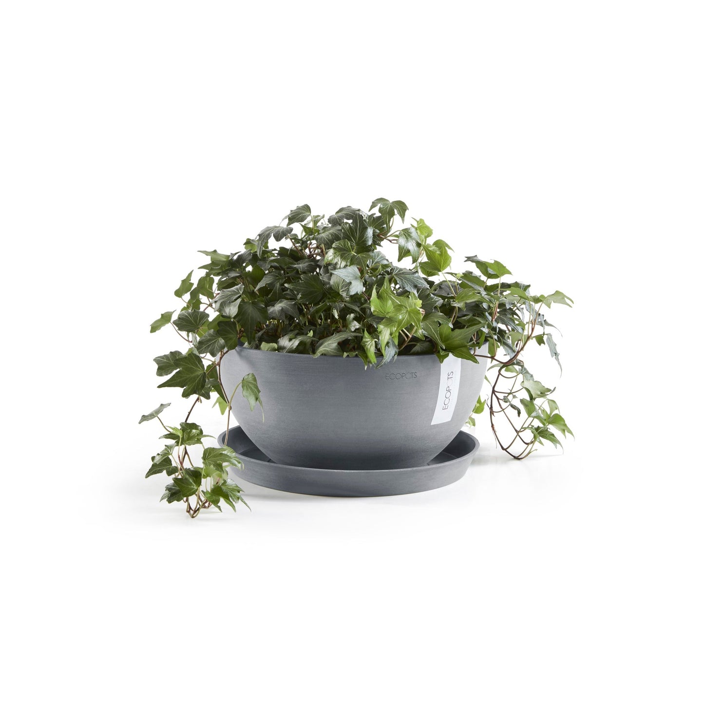 Kukkaruukku - Ecopots - Brysseli 25cm siniharmaa - Ecopotskauppa - Uuden aikakauden kukkaruukku