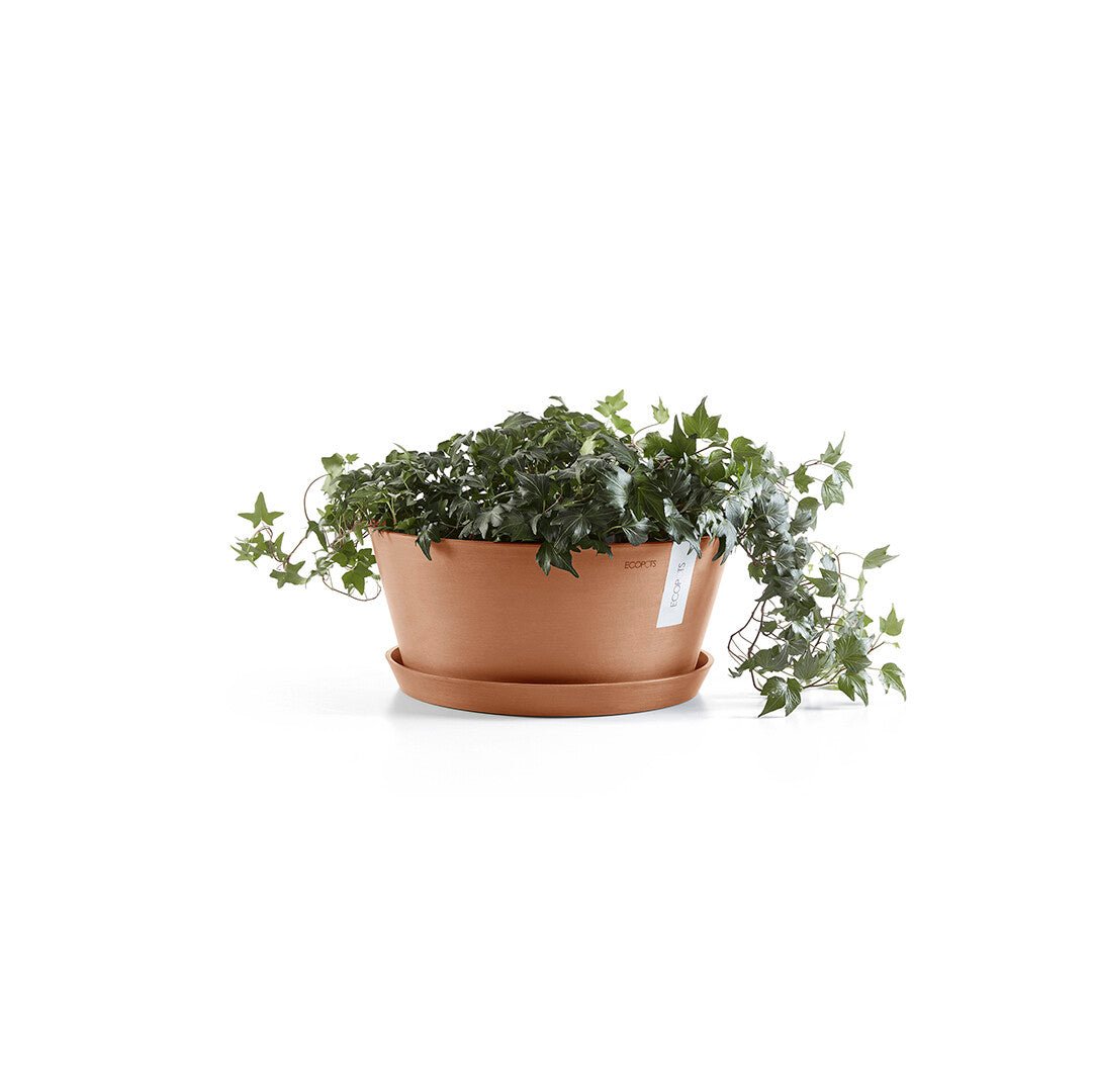 Kukkaruukku - Ecopots - Frankfurt 30cm terracotta - Ecopotskauppa - Uuden aikakauden kukkaruukku