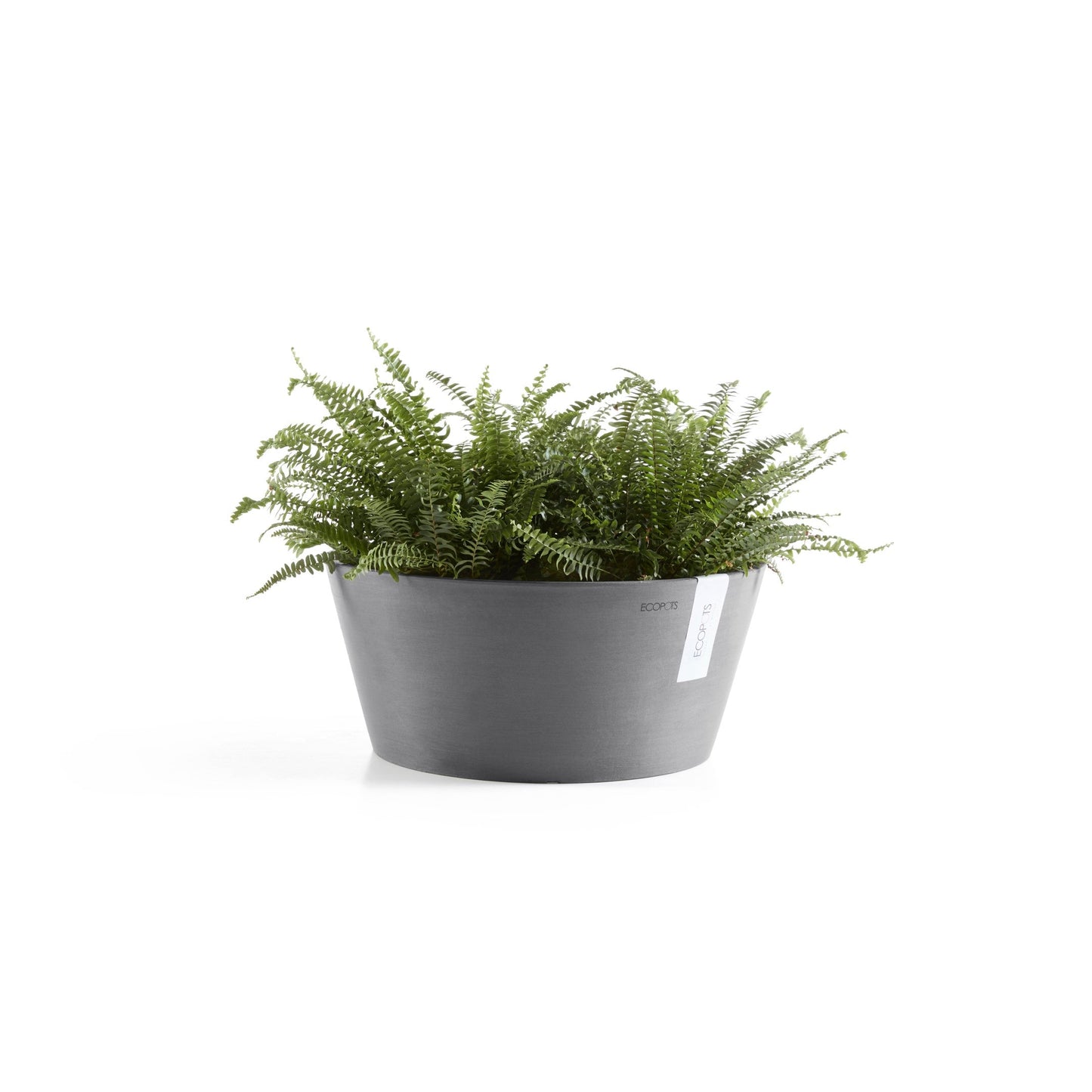 Kukkaruukku - Ecopots - Frankfurt 40cm harmaa - Ecopotskauppa - Uuden aikakauden kukkaruukku
