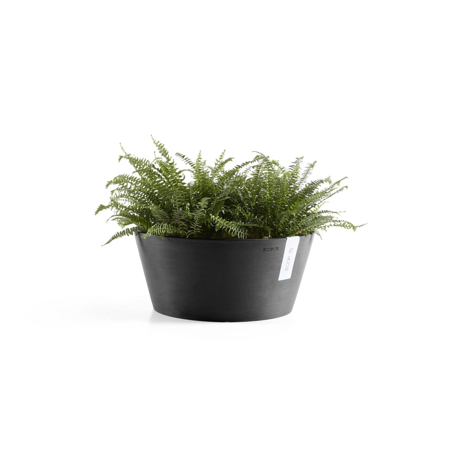 Kukkaruukku - Ecopots - Frankfurt 40cm tummanharmaa - Ecopotskauppa - Uuden aikakauden kukkaruukku