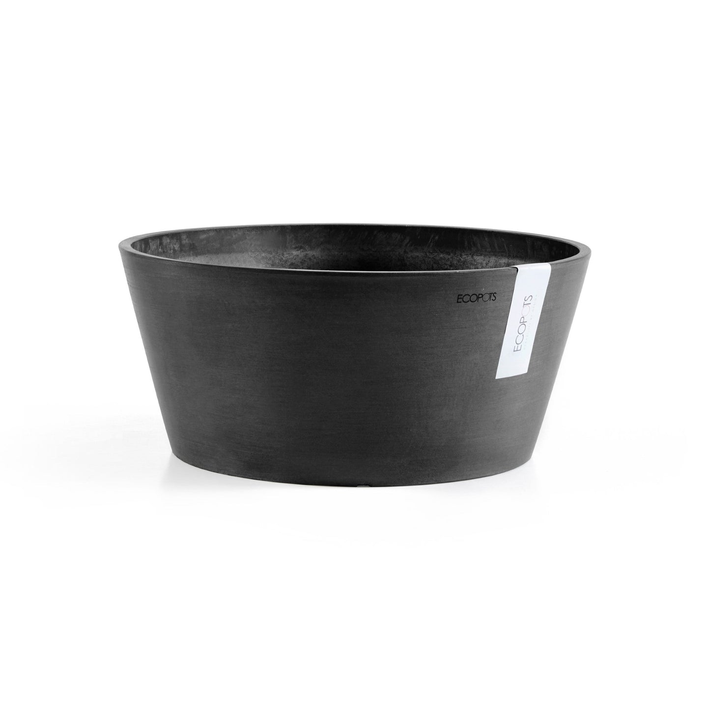 Kukkaruukku - Ecopots - Frankfurt 50cm tummanharmaa - Ecopotskauppa - Uuden aikakauden kukkaruukku