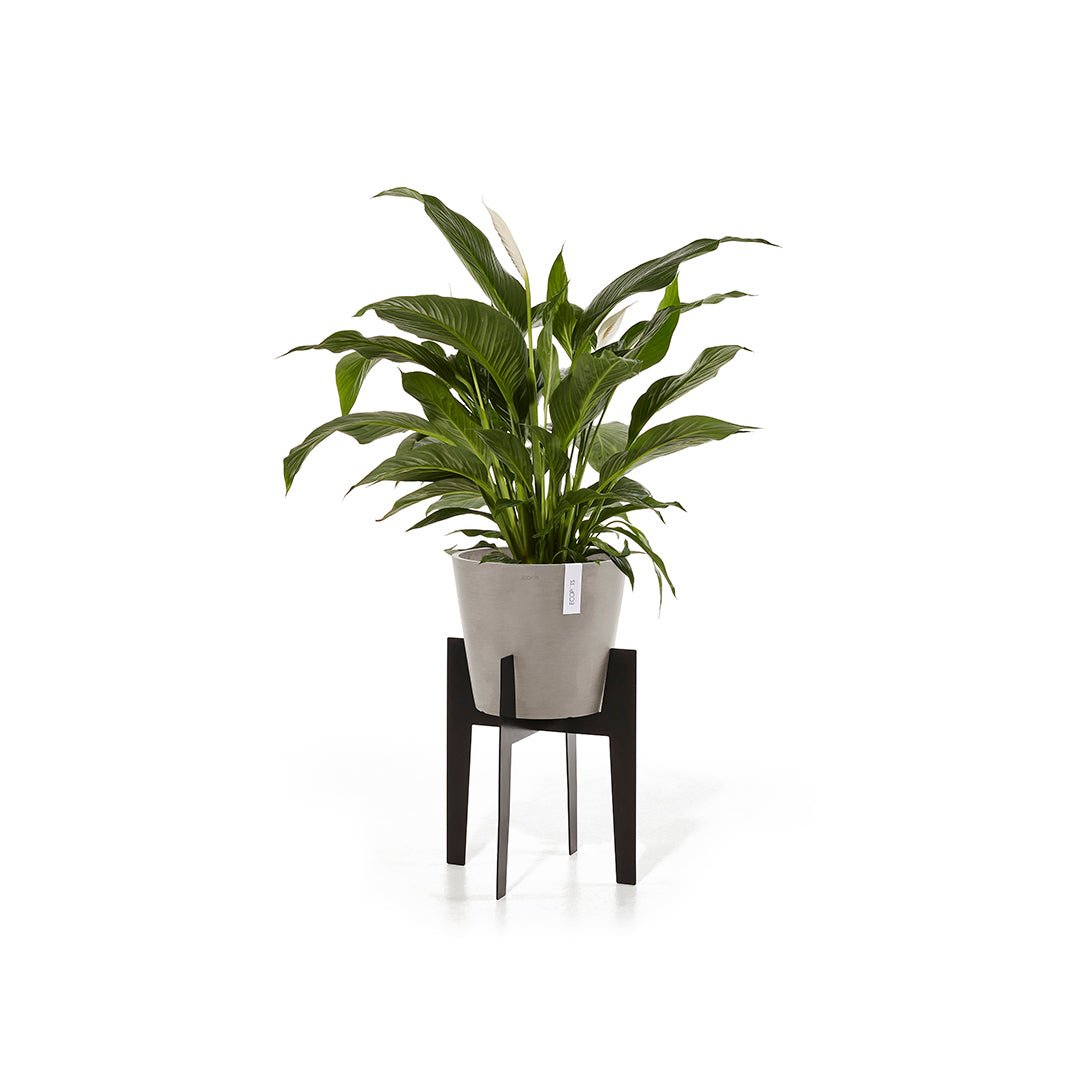 Kukkaruukku - Ecopots - Jalusta 40cm musta - Ecopotskauppa - Uuden aikakauden kukkaruukku