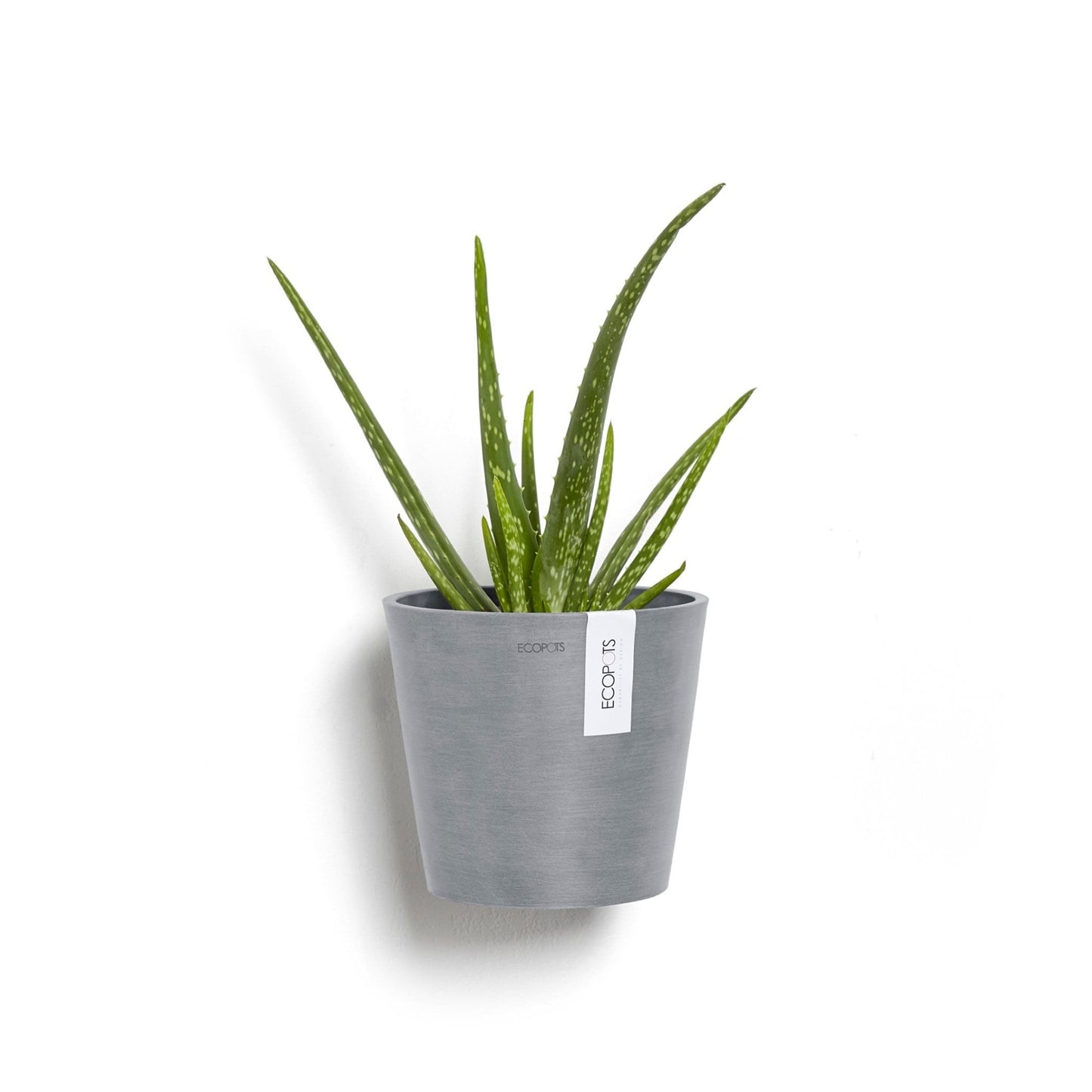 Kukkaruukku - Ecopots - Kukkaruukku Amsterdam 20cm seinälle siniharmaa - Ecopots - Uuden aikakauden kukkaruukku kierrätysmateriaalista