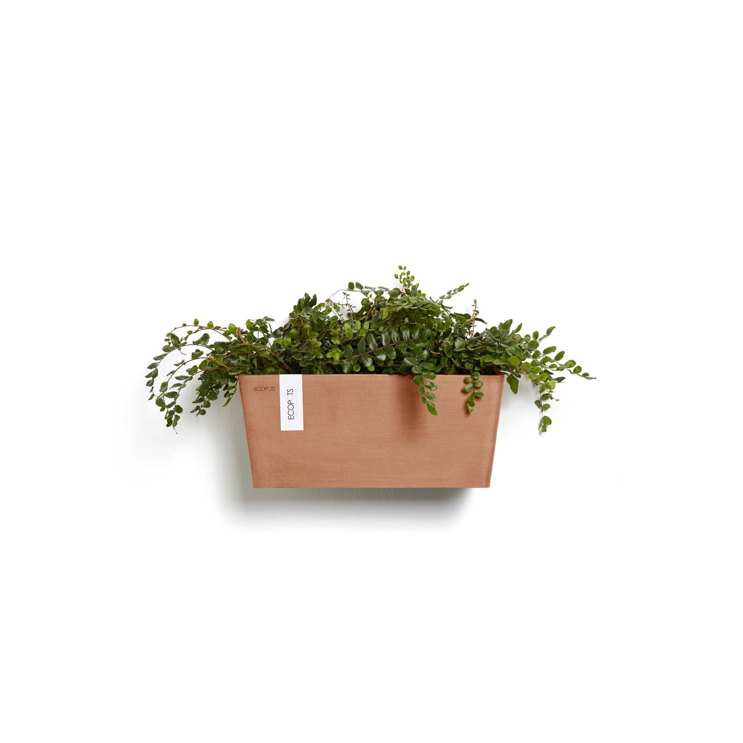 Kukkaruukku - Ecopots - Kukkaruukku Manhattan seinälle 35cm terracotta - Ecopots - Uuden aikakauden kukkaruukku kierrätysmateriaalista