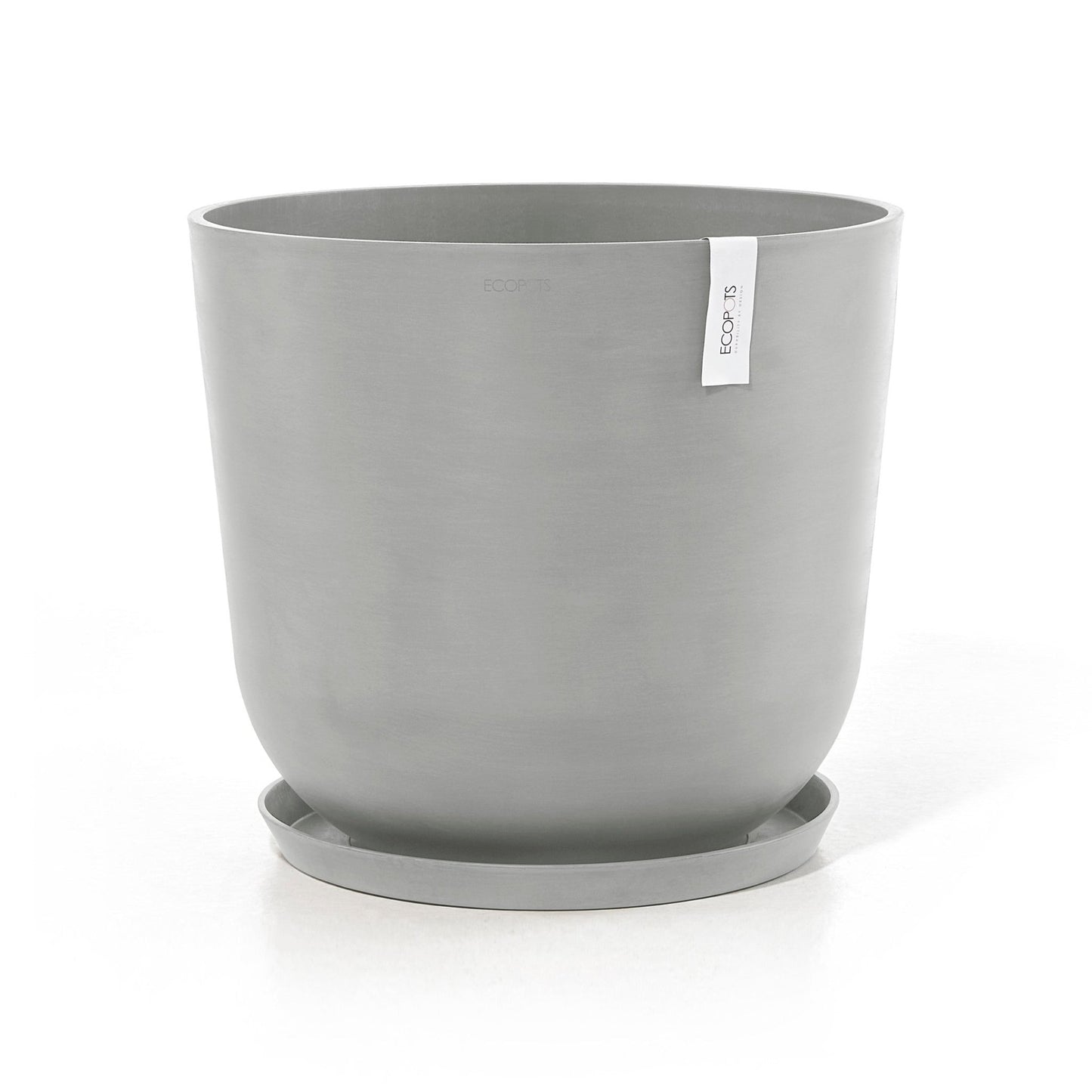 Kukkaruukku - Ecopots - Kukkaruukku Oslo 65cm valkoharmaa - Ecopots - Uuden aikakauden kukkaruukku kierrätysmateriaalista
