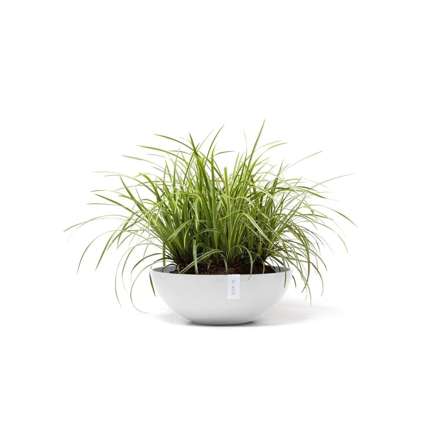 Kukkaruukku - Ecopots - Kukkaruukku Vienna 50cm valkoinen - Ecopots - Uuden aikakauden kukkaruukku kierrätysmateriaalista