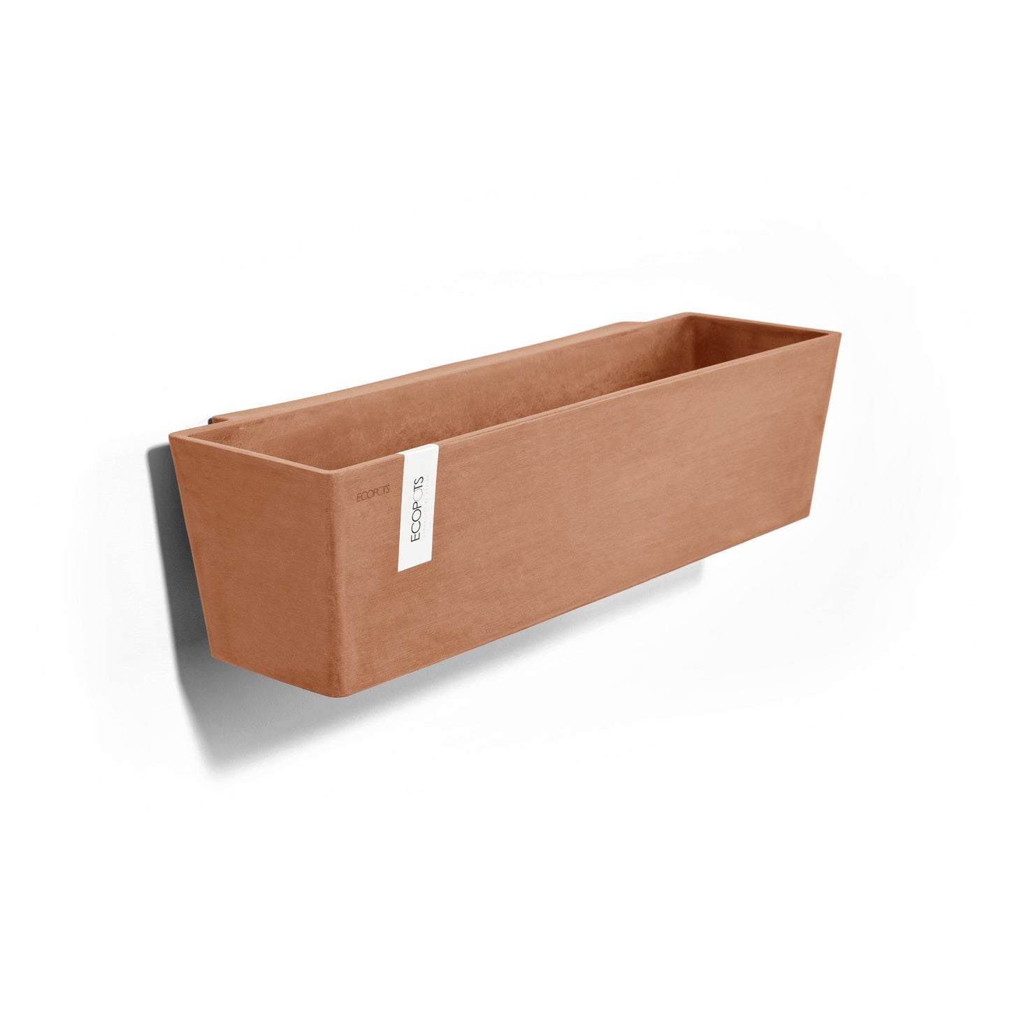 Kukkaruukku - Ecopots - Manhattan seinä 55cm terracotta - Ecopotskauppa - Uuden aikakauden kukkaruukku