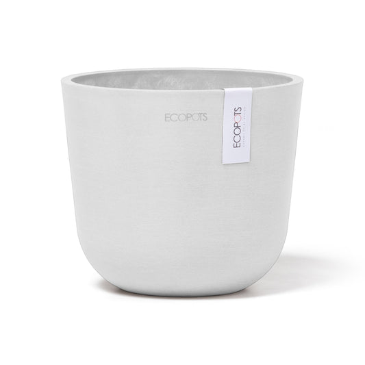 Kukkaruukku - Ecopots - Oslo 16cm valkoinen - Ecopotskauppa - Uuden aikakauden kukkaruukku