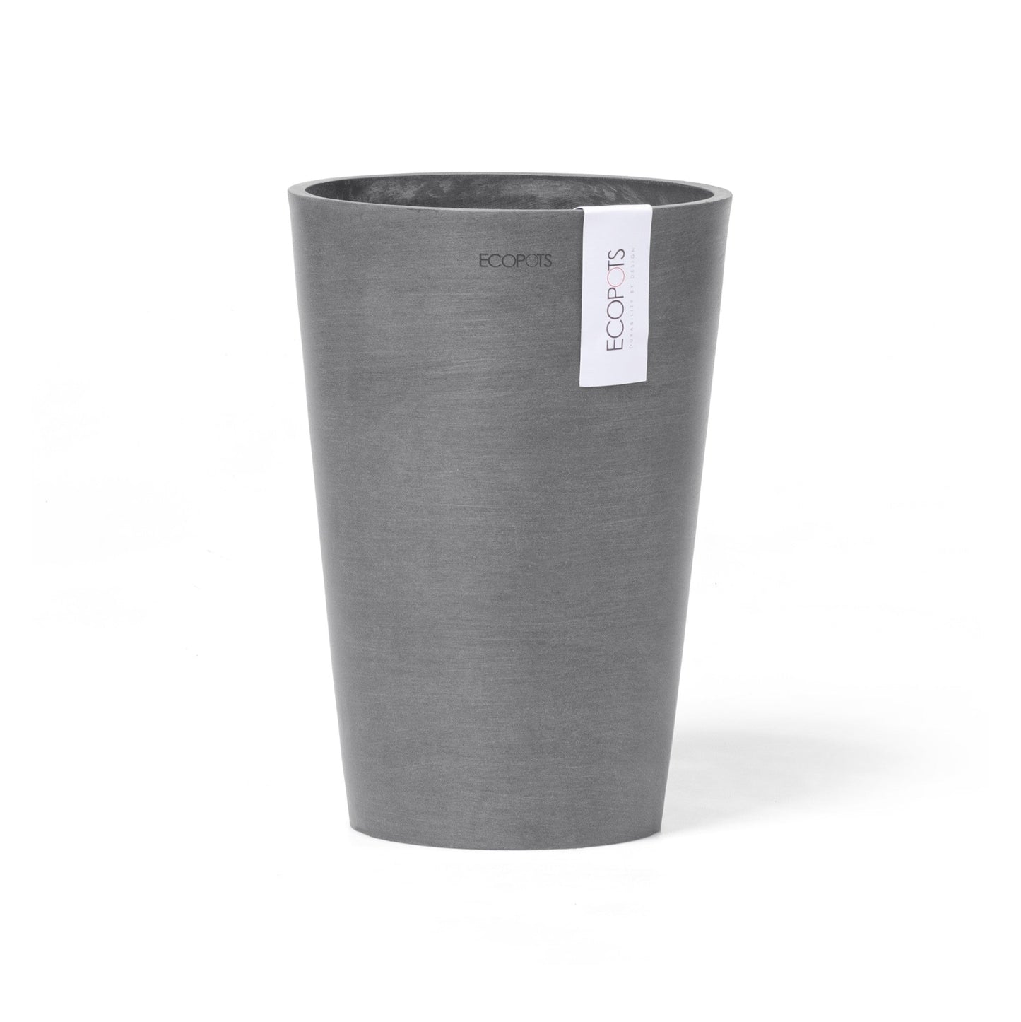Kukkaruukku - Ecopots - Pisa 17,5cm harmaa - Ecopotskauppa - Uuden aikakauden kukkaruukku