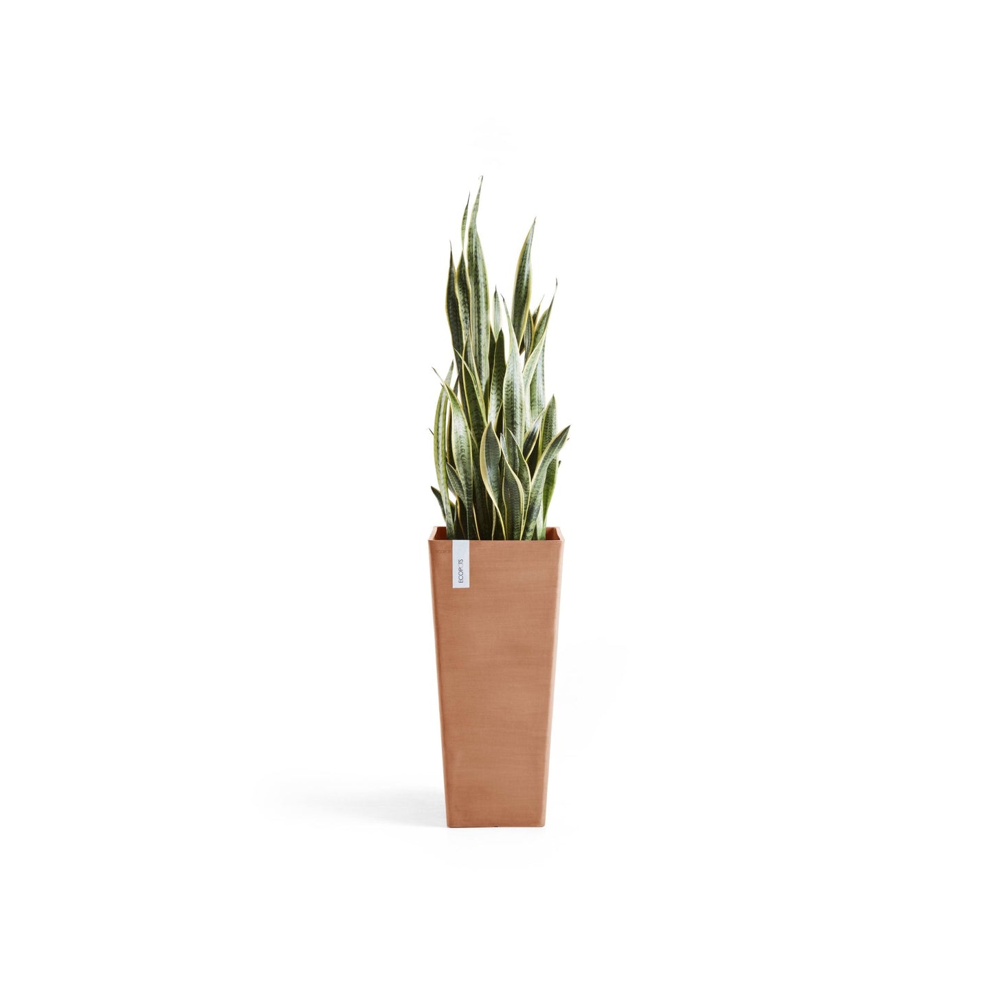 Kukkaruukku - Ecopots - Rotterdam korkea 70cm terracotta - Ecopotskauppa - Uuden aikakauden kukkaruukku