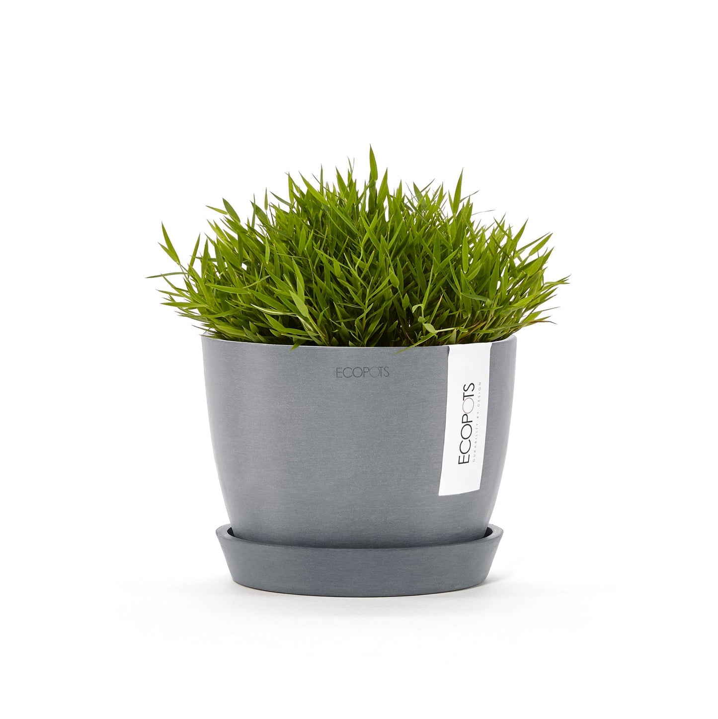 Kukkaruukku - Ecopots - Tukholma 16cm siniharmaa - Ecopotskauppa - Uuden aikakauden kukkaruukku
