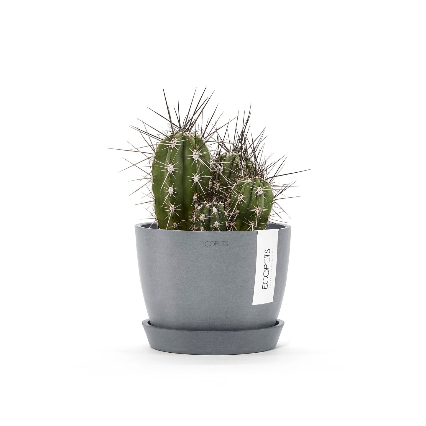 Kukkaruukku - Ecopots - Tukholma 16cm siniharmaa - Ecopotskauppa - Uuden aikakauden kukkaruukku