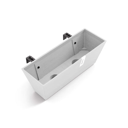 Lillepott Bruge riputatav 50cm valge