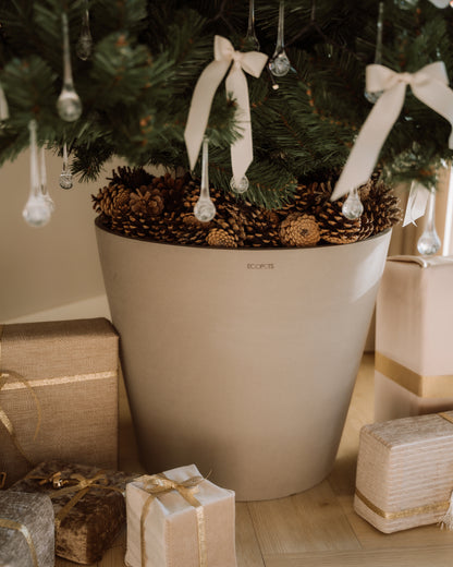 Kukkaruukku Amsterdam 30cm taupe – tunnelmakuva 2
