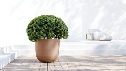 Kukkaruukku Oslo 65cm terracotta – tunnelmakuva