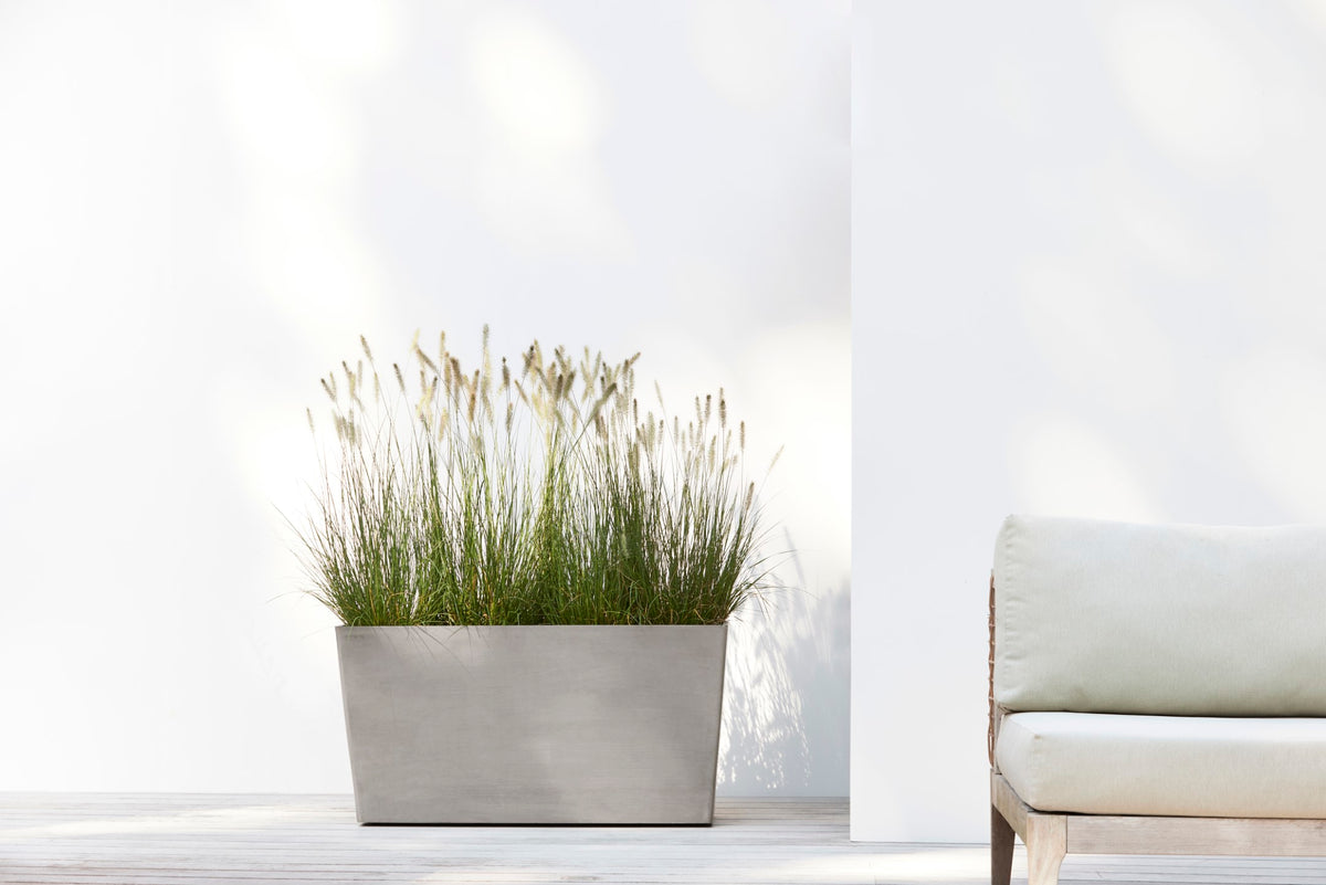 Kukkaruukku Pariisi 100cm taupe – tunnelmakuva