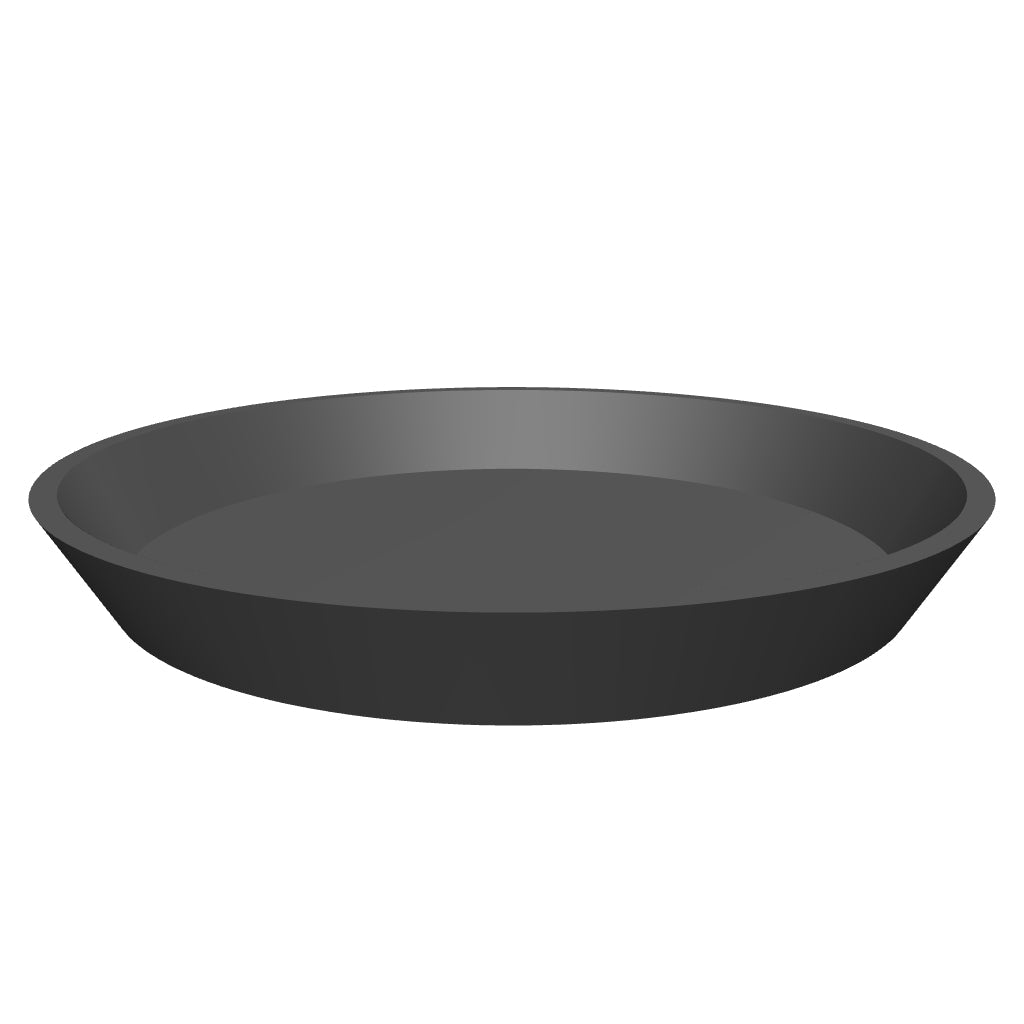 Aluslautanen Amsterdam 25cm tummanharmaa – 3D-malli