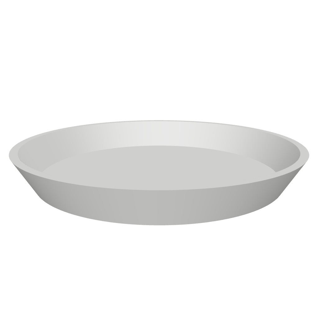 Aluslautanen Amsterdam 25cm valkoharmaa – 3D-malli