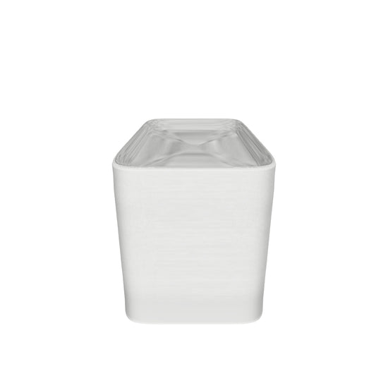 Kukkaruukku Bruge 45cm valkoharmaa – 3D-malli