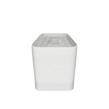 Kukkaruukku Bruge 45cm valkoharmaa – 3D-malli