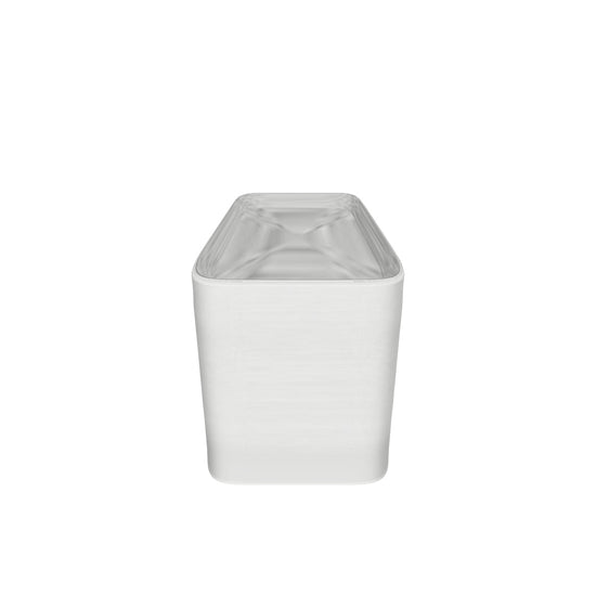 Kukkaruukku Bruge 55cm valkoharmaa – 3D-malli