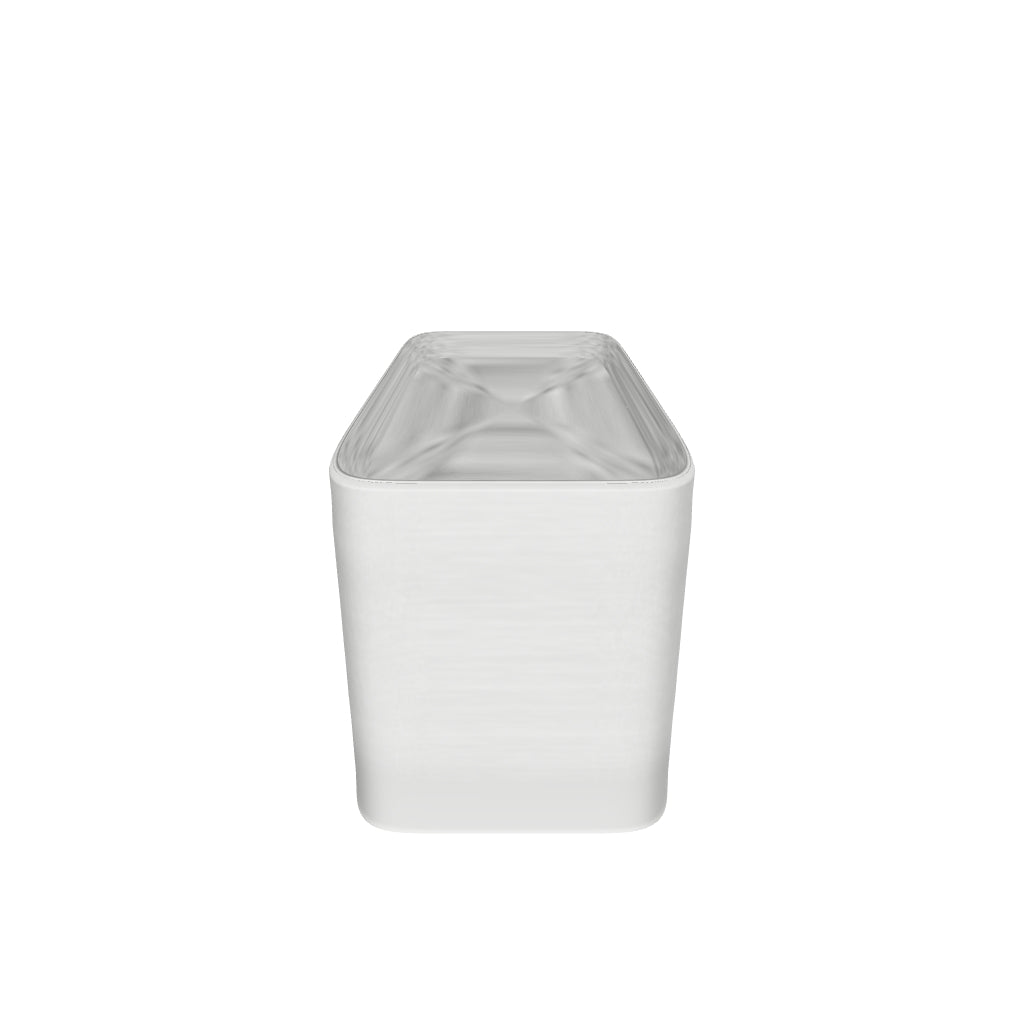 Kukkaruukku Bruge 55cm valkoharmaa – 3D-malli