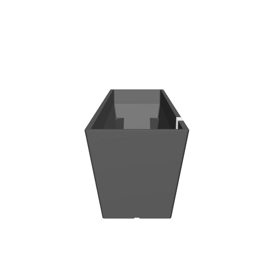 Kukkaruukku Bruge ripustettava 55cm tummanharmaa – 3D-malli
