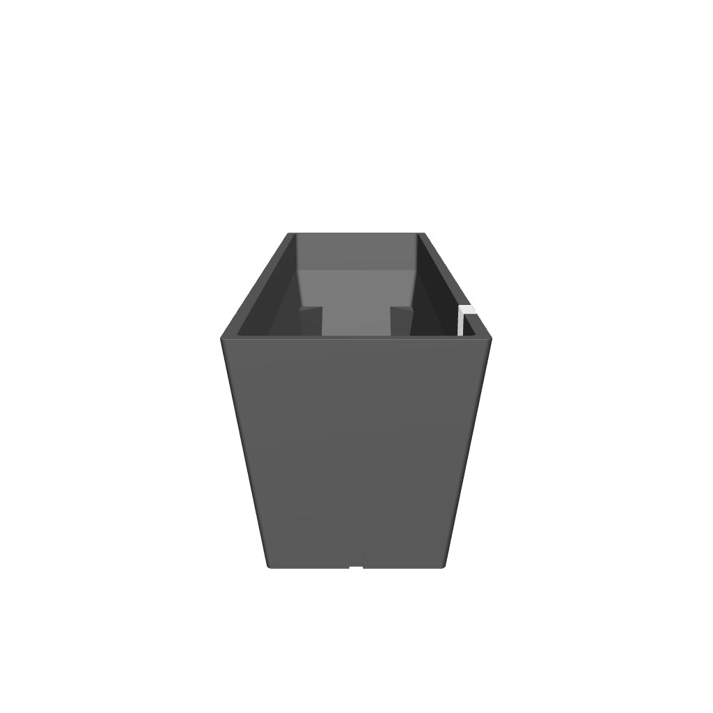 Kukkaruukku Bruge ripustettava 55cm tummanharmaa – 3D-malli