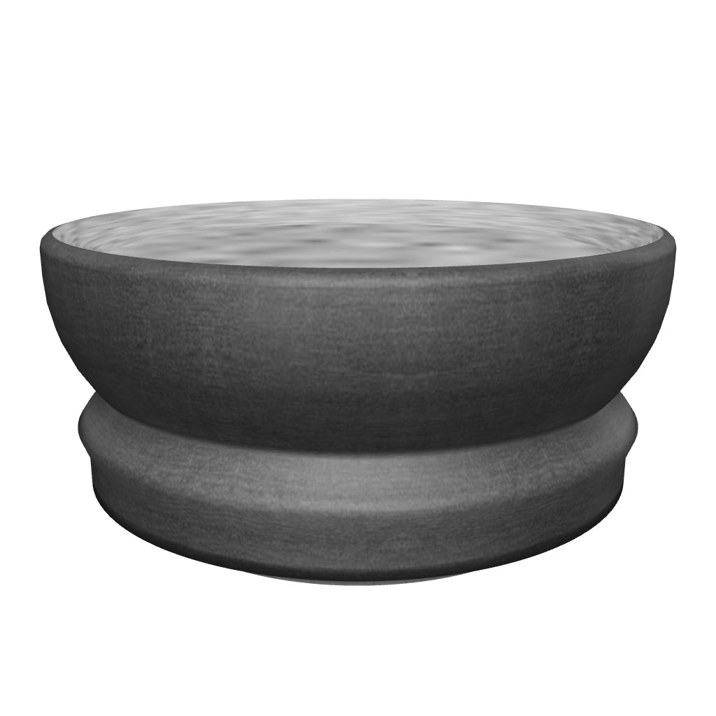 Kukkaruukku Brysseli 30cm tummanharmaa – 3D-malli