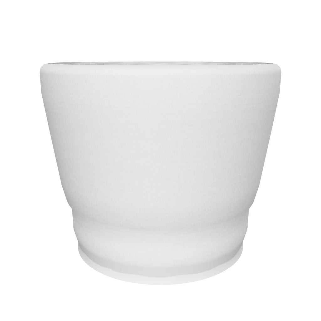 Kukkaruukku Oslo 11,5cm valkoharmaa – 3D-malli