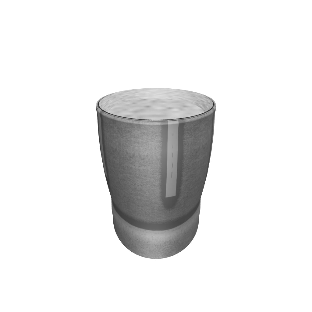 Kukkaruukku Sofia 30cm harmaa – 3D-malli