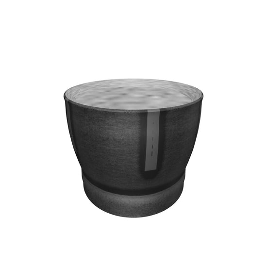Kukkaruukku Sofia 43cm tummanharmaa – 3D-malli