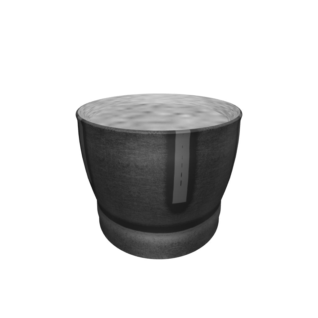 Kukkaruukku Sofia 43cm tummanharmaa – 3D-malli