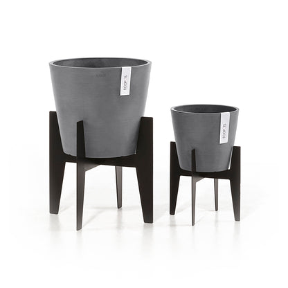 Jalusta 30cm musta - Ecopotskauppa