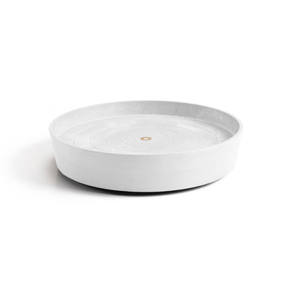 Kukkaruukku - Ecopots - Aluslautanen Amsterdam pyörillä 60cm valkoinen - Ecopots - Uuden aikakauden kukkaruukku kierrätysmateriaalista