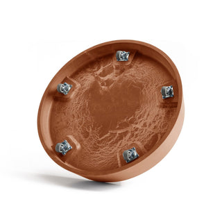 Alustass Oslo ratastega 45cm terrakota