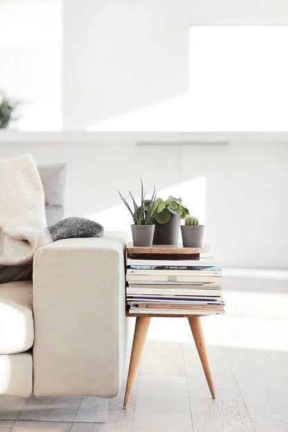 Kukkaruukku - Ecopots - Amsterdam 13cm taupe - Ecopotskauppa - Uuden aikakauden kukkaruukku