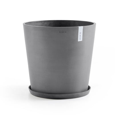 Kukkaruukku - Ecopots - Amsterdam 50cm harmaa - Ecopotskauppa - Uuden aikakauden kukkaruukku