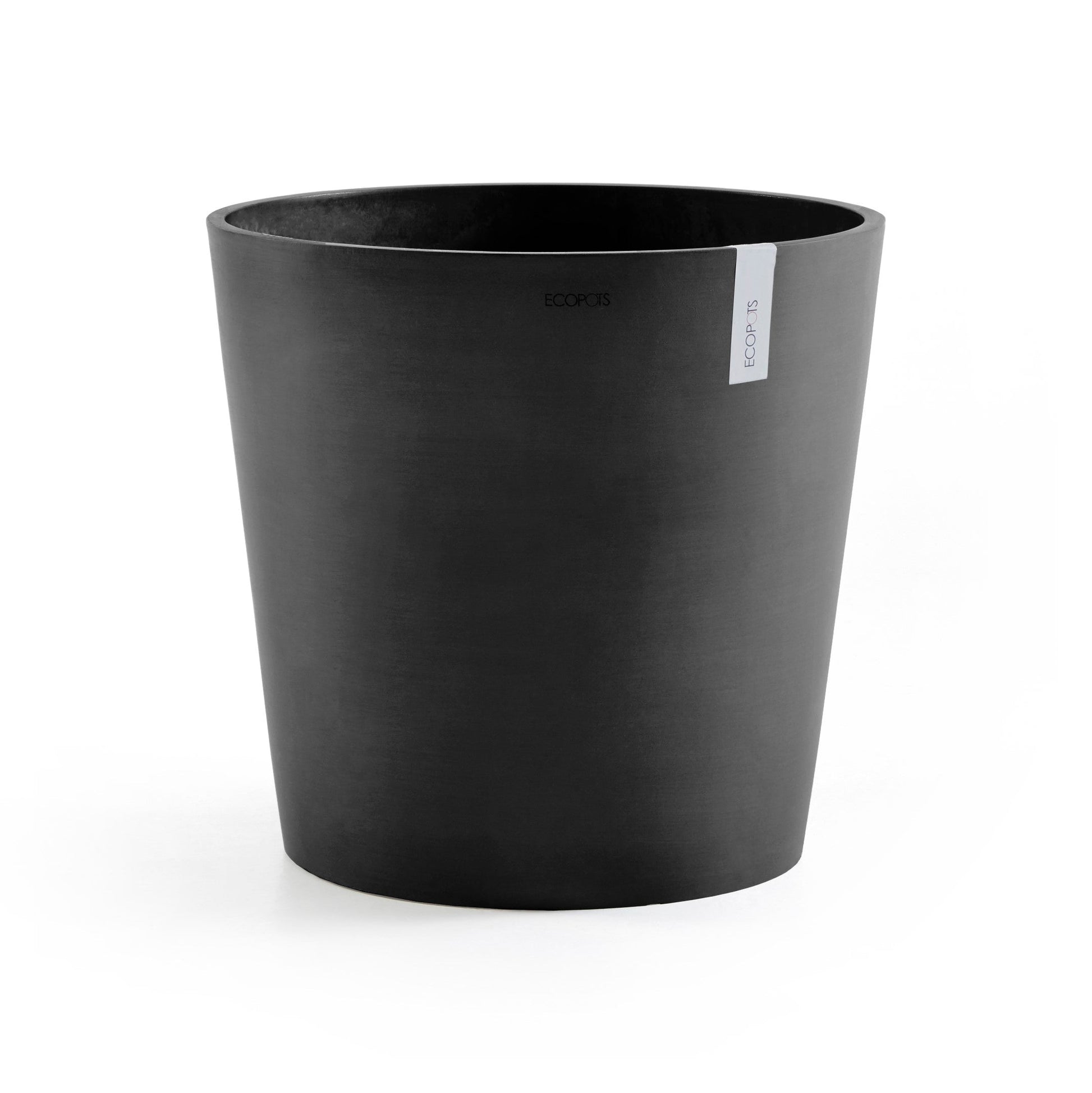 Kukkaruukku - Ecopots - Amsterdam 60cm tummanharmaa - Ecopotskauppa - Uuden aikakauden kukkaruukku