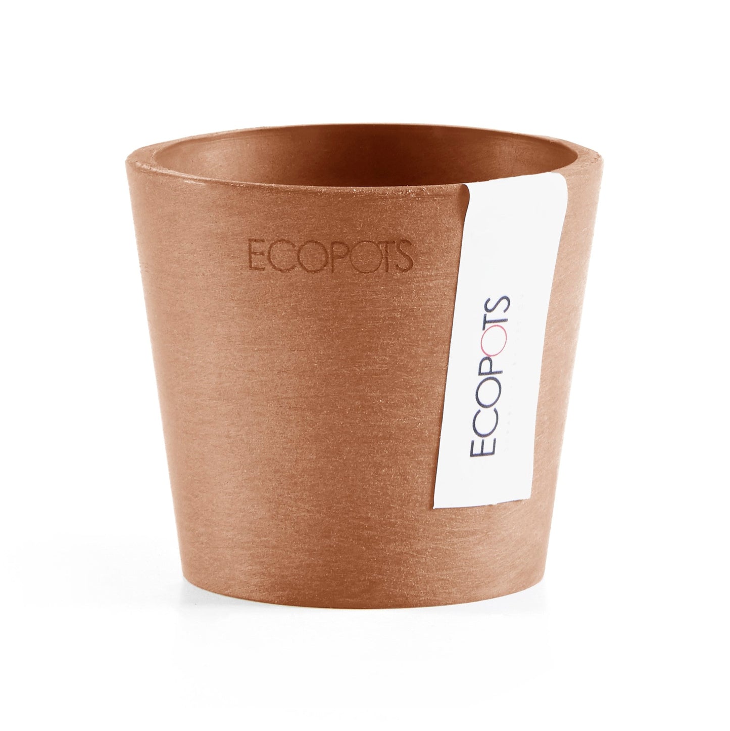 Kukkaruukku - Ecopots - Amsterdam 8cm terracotta - Ecopotskauppa - Uuden aikakauden kukkaruukku