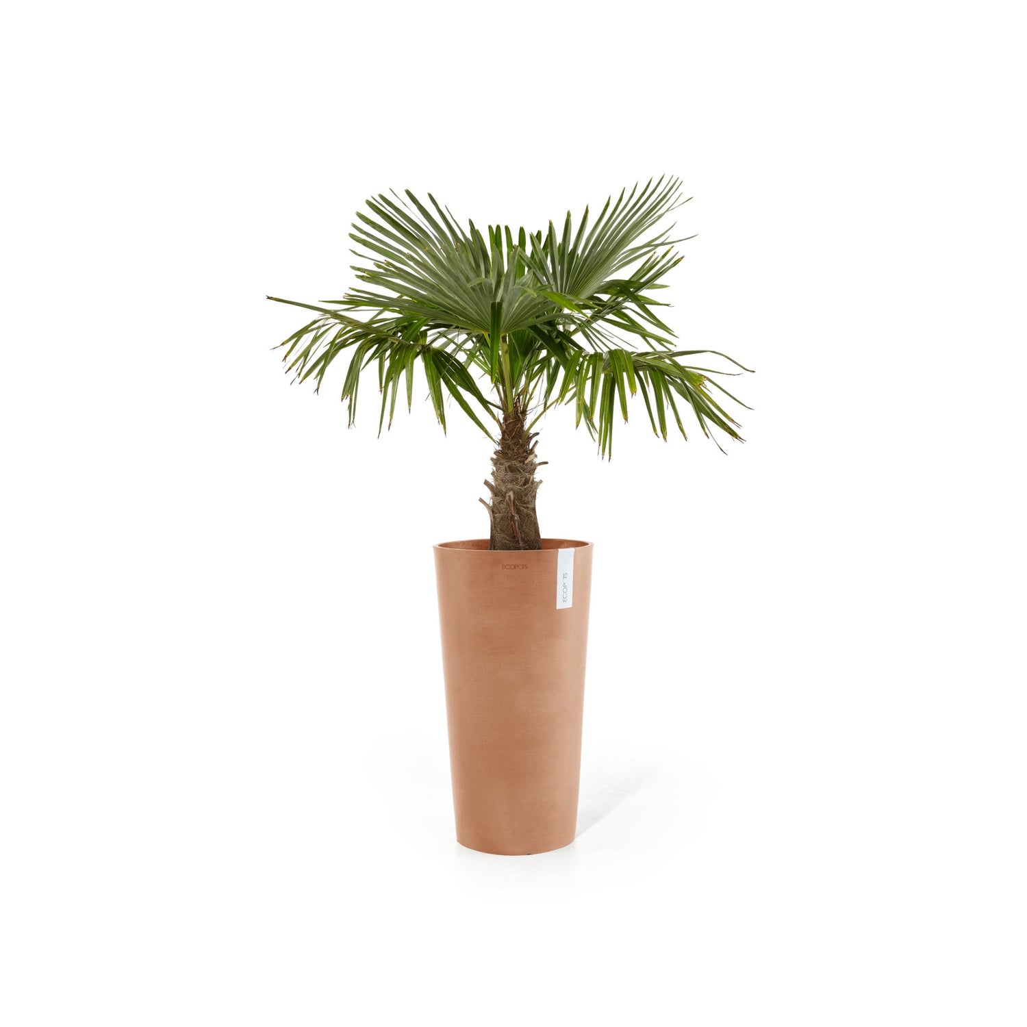 Kukkaruukku - Ecopots - Amsterdam korkea 76cm terracotta - Ecopotskauppa - Uuden aikakauden kukkaruukku