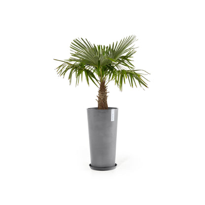 Kukkaruukku - Ecopots - Amsterdam korkea 90cm harmaa - Ecopotskauppa - Uuden aikakauden kukkaruukku