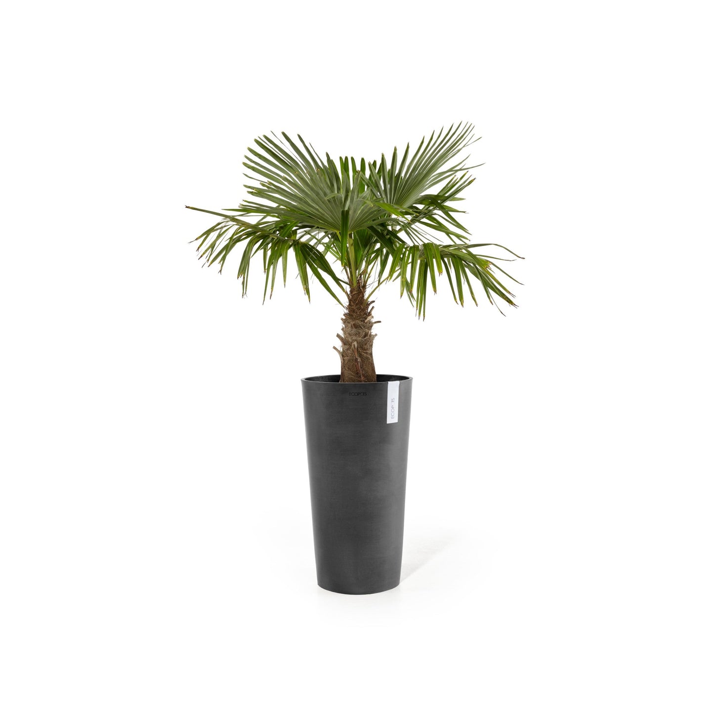 Kukkaruukku - Ecopots - Amsterdam korkea 90cm tummanharmaa - Ecopotskauppa - Uuden aikakauden kukkaruukku