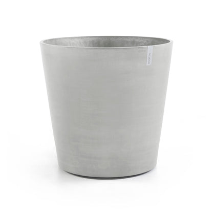 Kukkaruukku - Ecopots - Amsterdam pyörillä 60cm valkoharmaa - Ecopotskauppa - Uuden aikakauden kukkaruukku