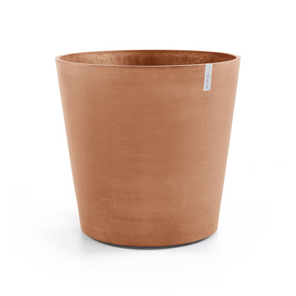 Kukkaruukku - Ecopots - Amsterdam pyörillä 80cm terracotta - Ecopotskauppa - Uuden aikakauden kukkaruukku